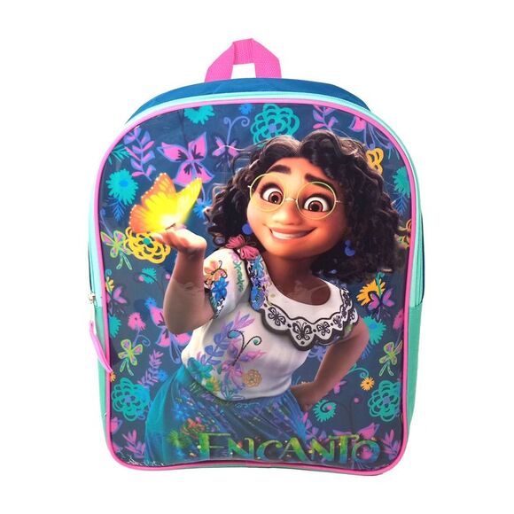 New Disney Encanto Backpack 15" Mirabel Madrigal Butterflies - Picture 1 of 4